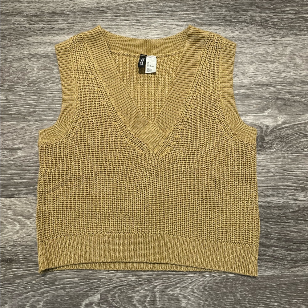 H&M Cropped Sweater Vest